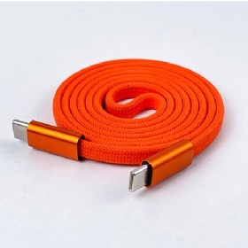 100W C-C with Magnetic Braided Flat Cable