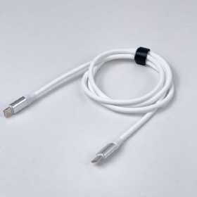 60W Silicone Aluminum Silicon Fast Charging Cable C-C