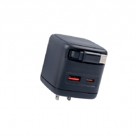 45W charger with retractable cable