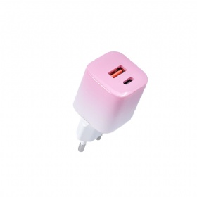 35W Gradient Pink EU Plug Mini Charger