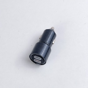 60W Dual Type-c Fast Charging Zinc Car Charger